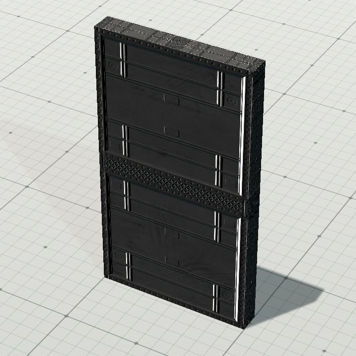 Scifi wall metal 106