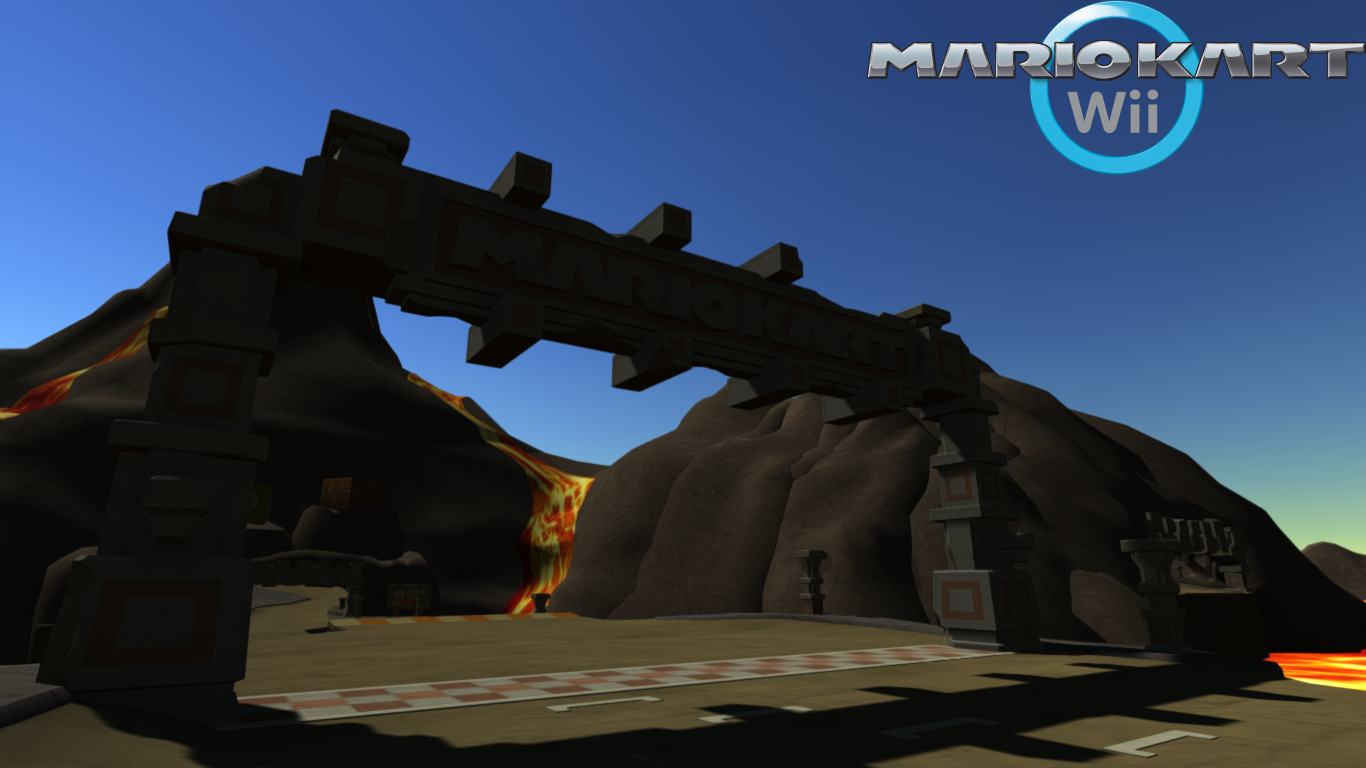 Grumble Volcano (mariokart wii)