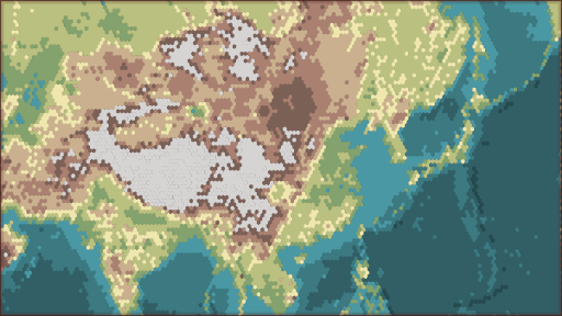 China Map (East Asia)