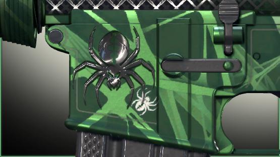 M4a1s | Verdant Web (Random pattern) Green