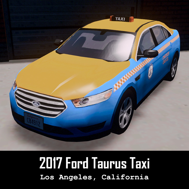 LA Checker Cab - 2017 Ford Taurus Taxi