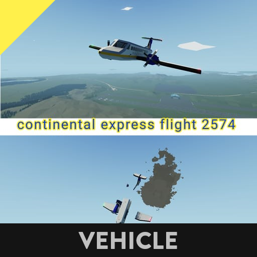 Embraer EMB 120 Continental Express(destructible)