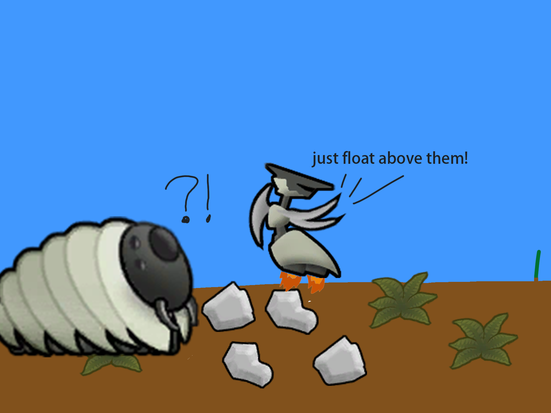 Mechnoid can float!