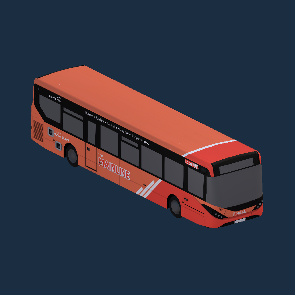 Local Bus Creme theMainline Enviro200 MMC
