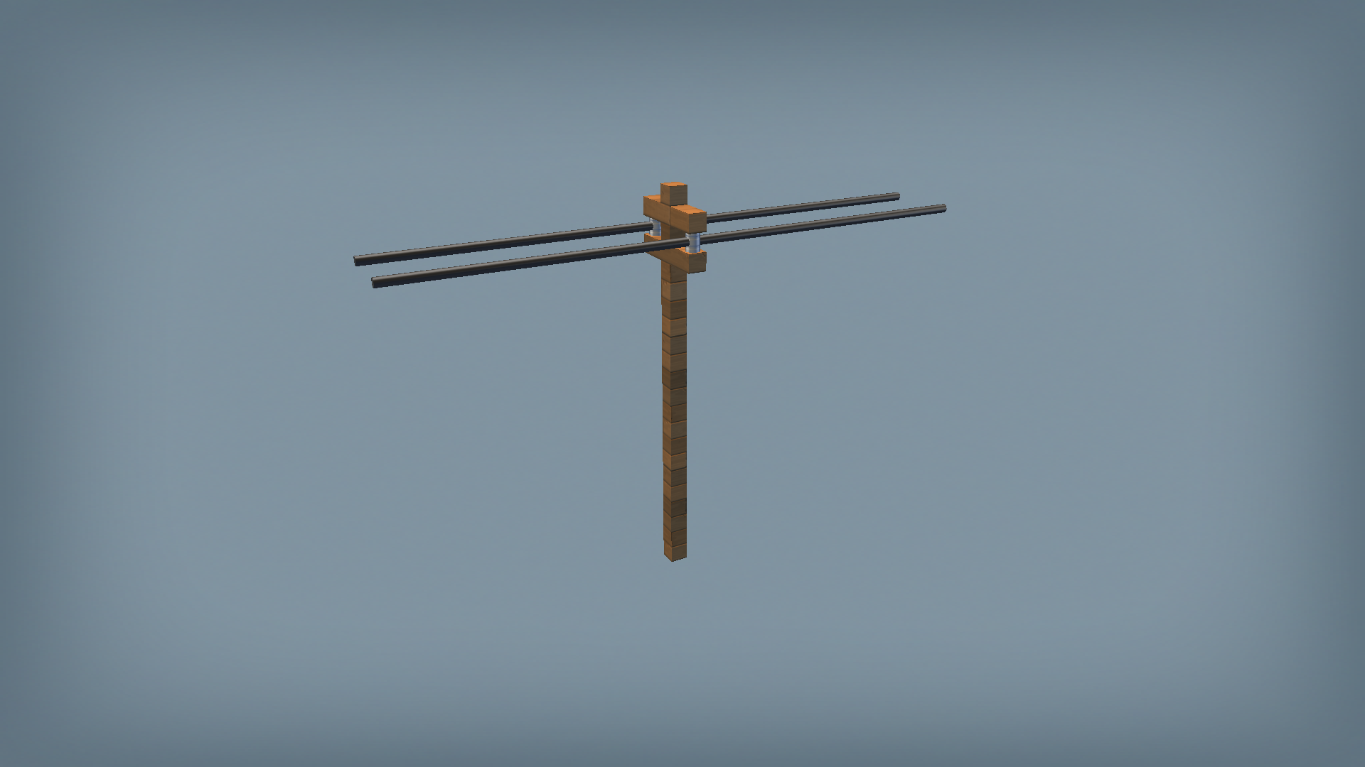 war torn power line