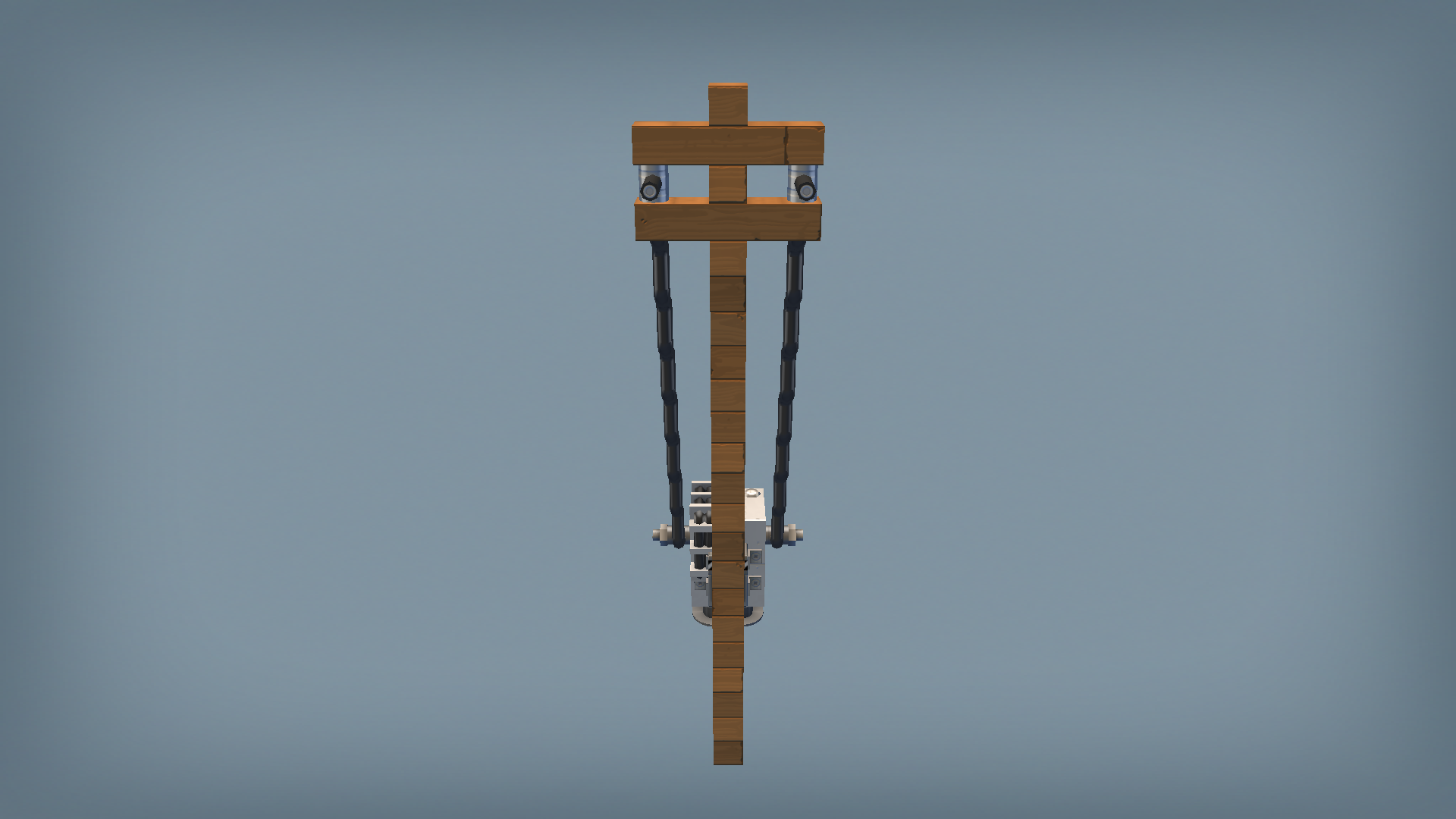 war torn power line end box