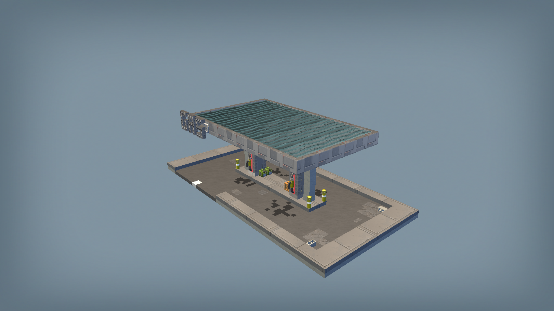 War Torn Gas Station