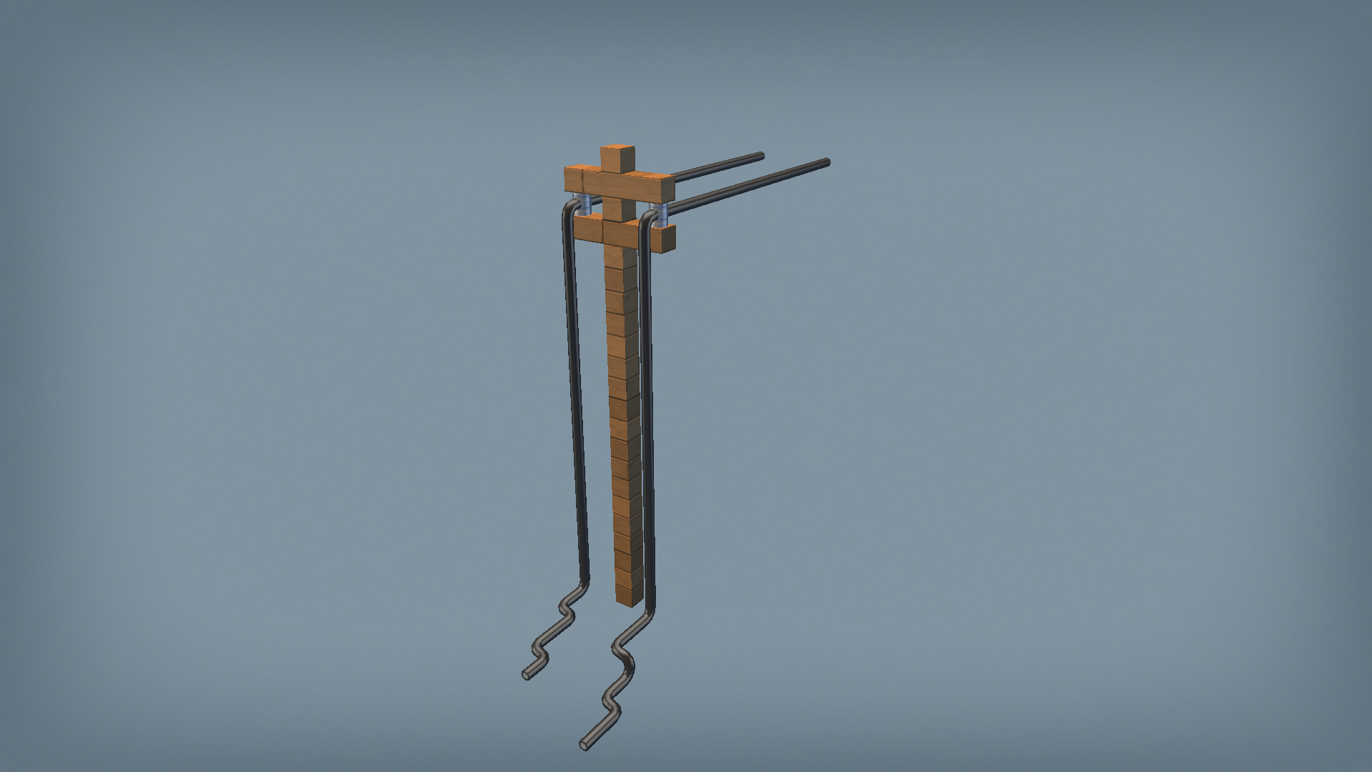 war torn power line end broken