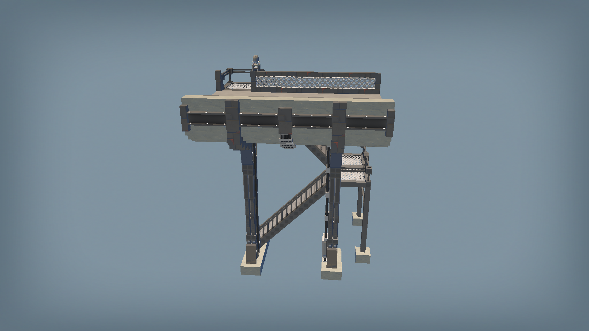 elevated track stairs