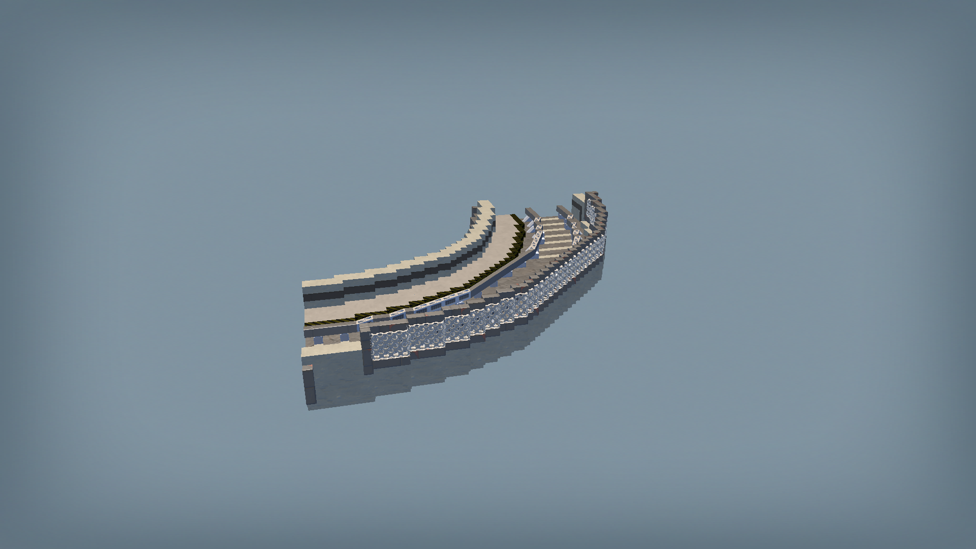 elevated track curve