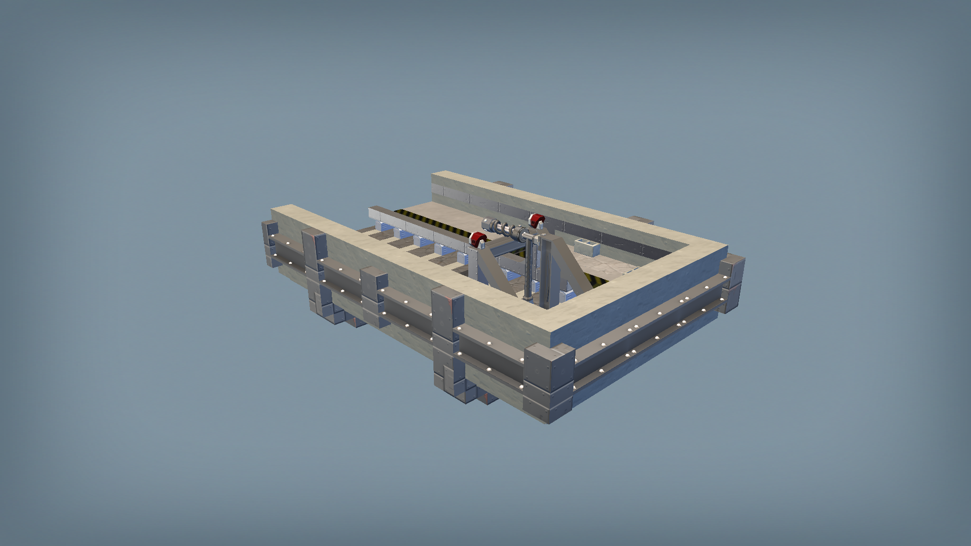 elevated track end buffer right