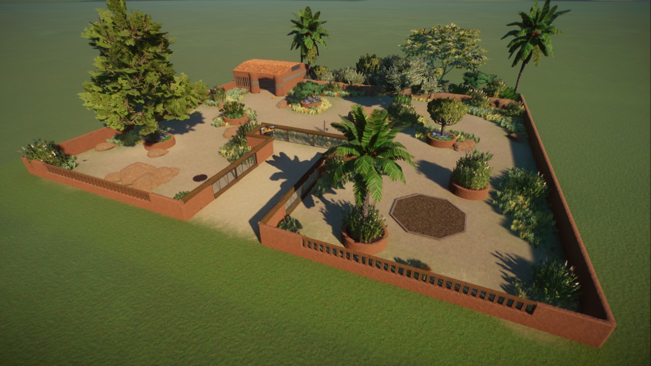 Common Ostrich Enclosure