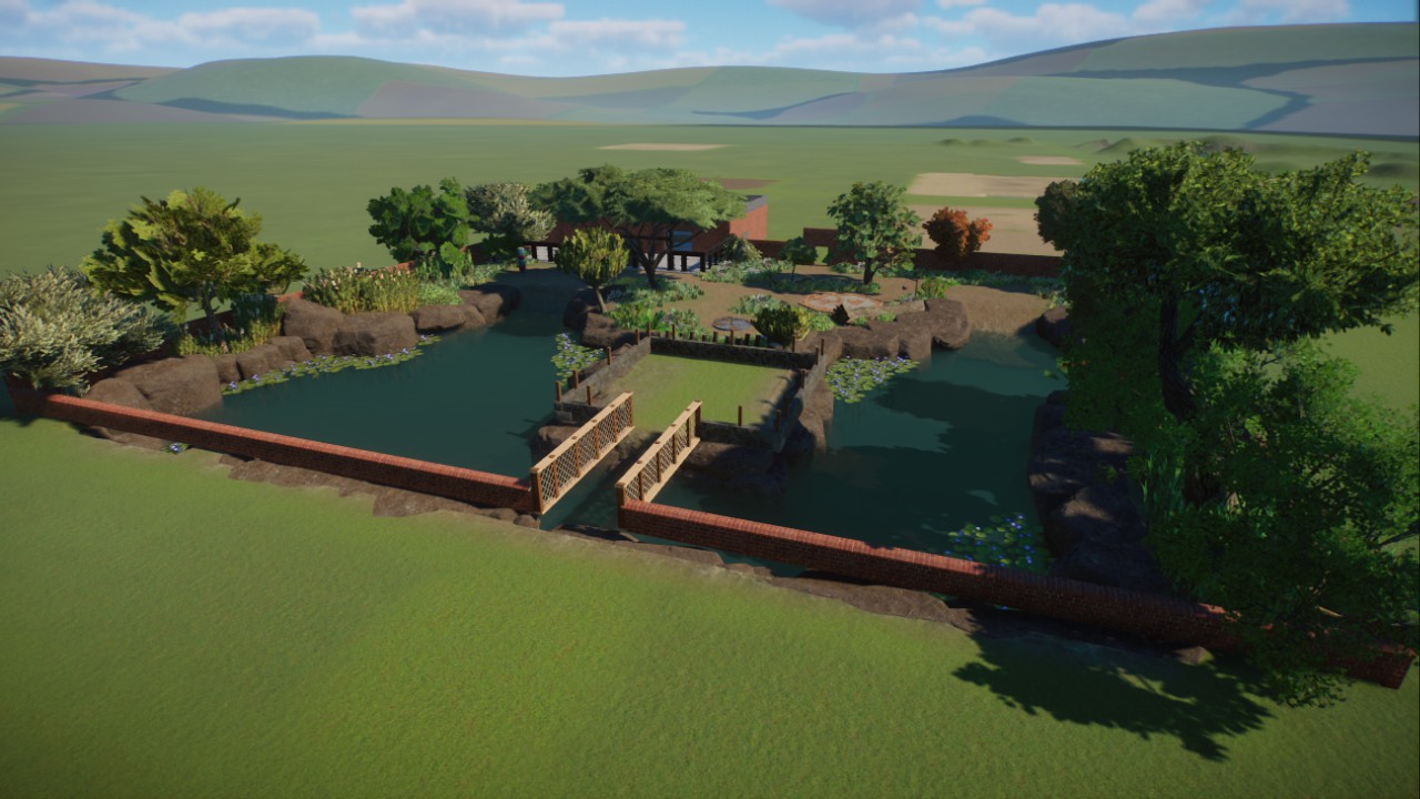 Wild Water Buffalo Enclosure