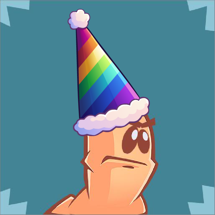 Rainbow Party Hat