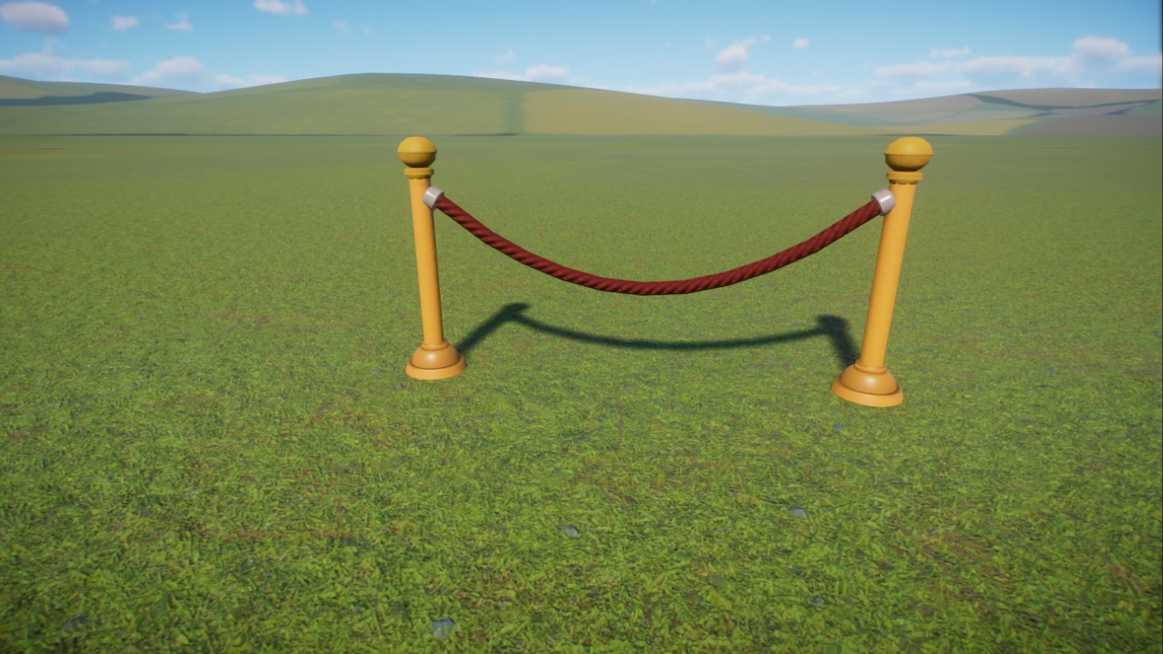Fancy fence (Red carpet fence) preview