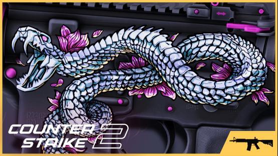 M4A4 | Blue Snake (Low Violence)