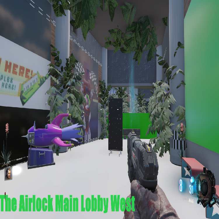 Airlock Main Lobby West Challenge Map