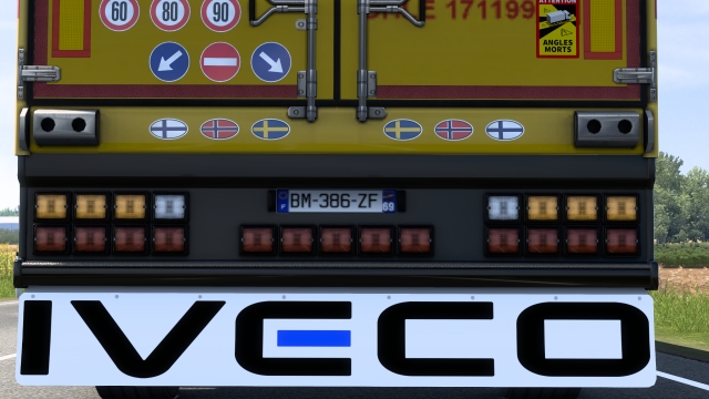 MUDFLAP IVECO SCS BOX BY RODONITCHO MODS 1.0 1.51 12 10 2024