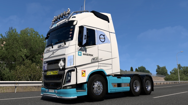 SKIN MAERSK VOLVO FH 2012 BY RODONITCHO MODS 1.0 1.52 20 10 2024