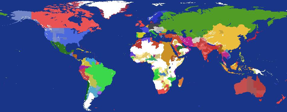 World map-1880 unclaimed