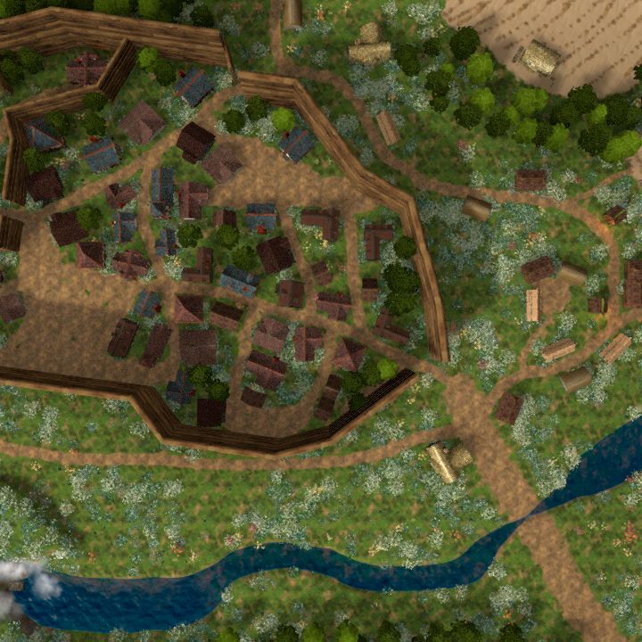 Dagger Falls - Town