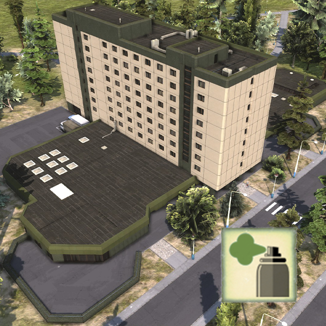Marina hotel repaint