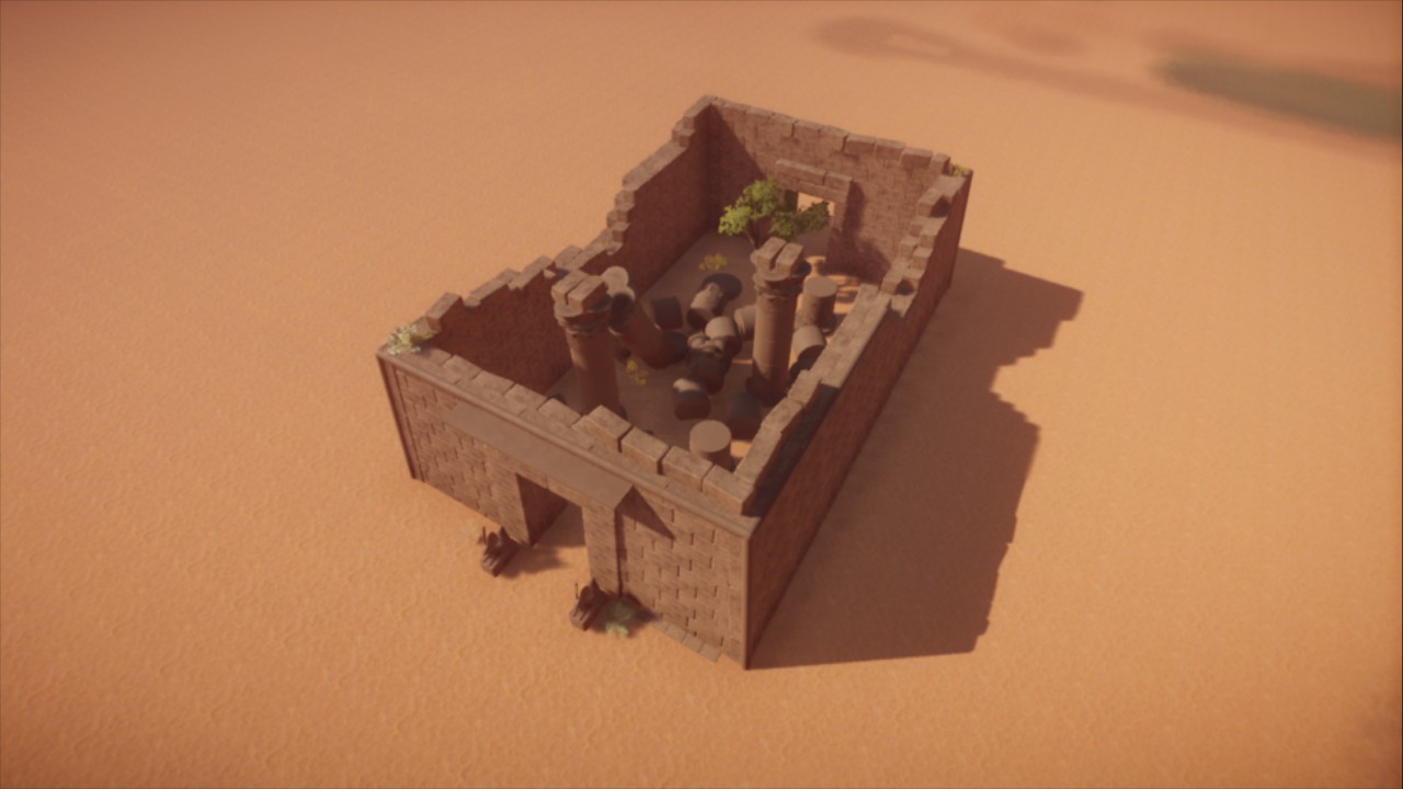 Old Egypt - Temple Ruin (Small)