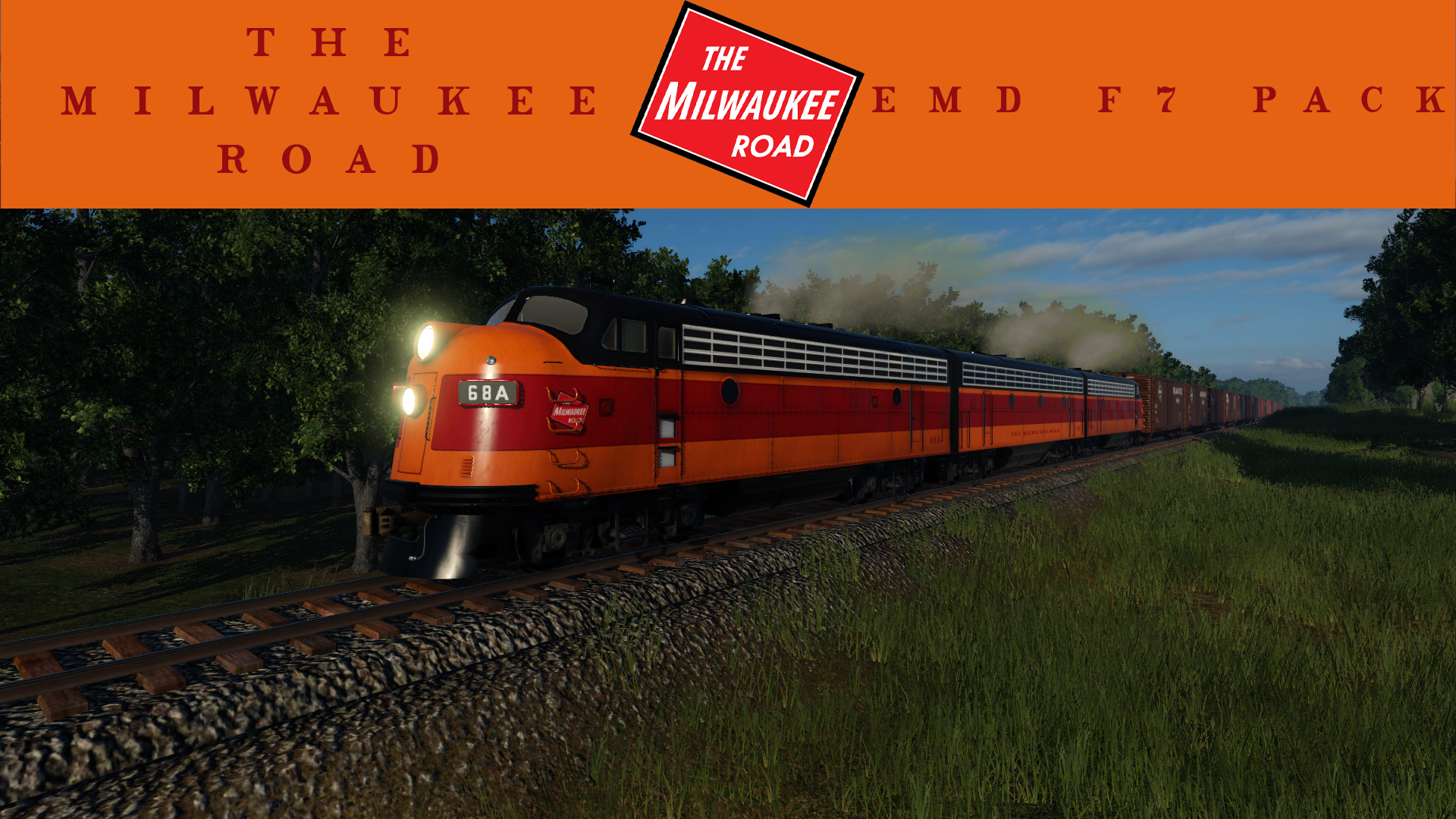 EMD F7 Expansion: Milwaukee Road F7A and F7B Skin Pack
