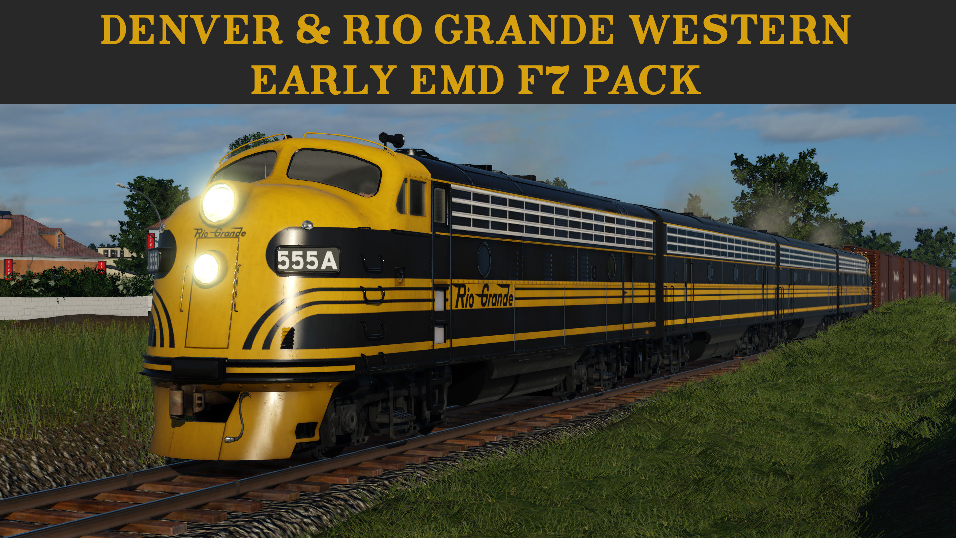 EMD F7 Expansion: Denver & Rio Grande Western F7 Pack 1