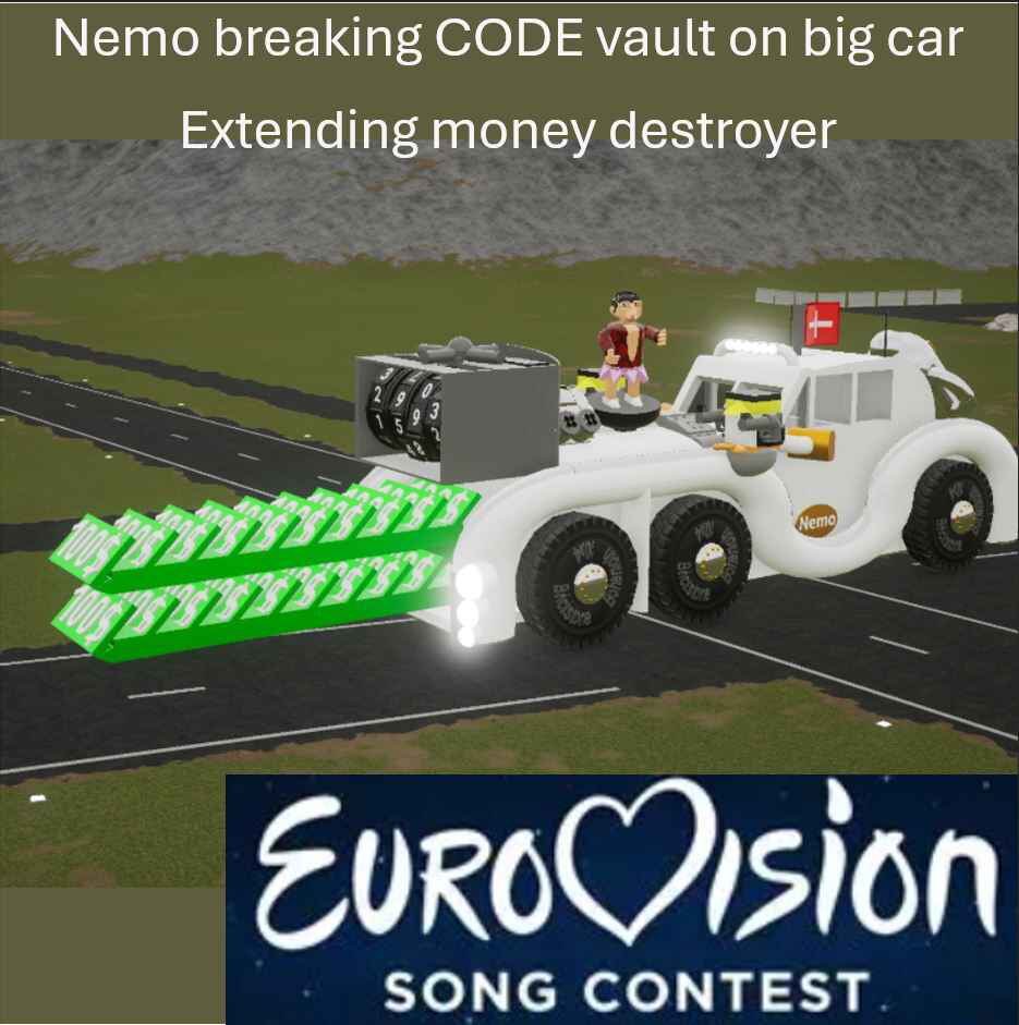 Nemo breaking code vault on big car - extending money destroyer