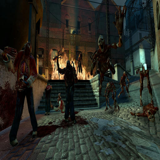 Upscaled and Enhanced Zombie Textures
