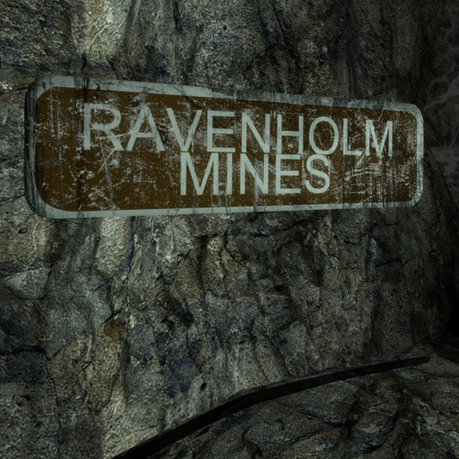 HL2 Hex:Ravenholm mines sign