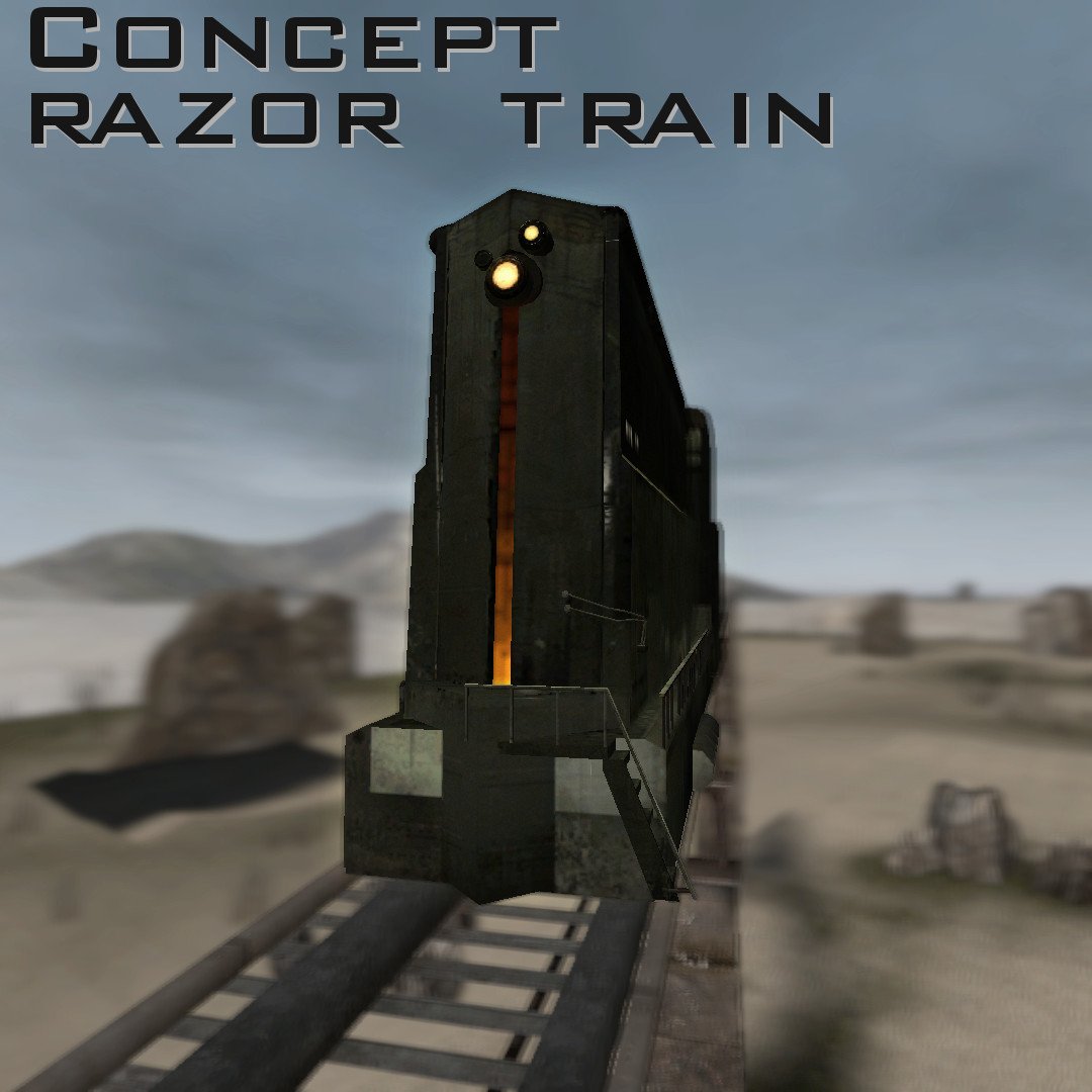 Half-Life 2 concept razor train reskin  
