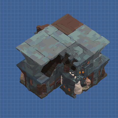 堆叠式住宅区 Stacked residential area LV2