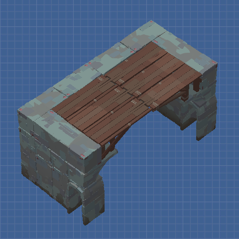 堆叠式城墙 长 Stacked city wall length
