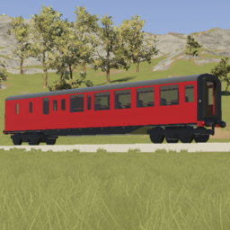 British Railways MK1 Carriage (Maroon) - Brake Coach