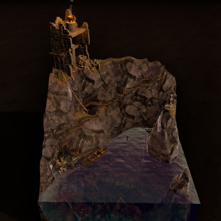 Clifftop ruin (10x10) DAM Challenge