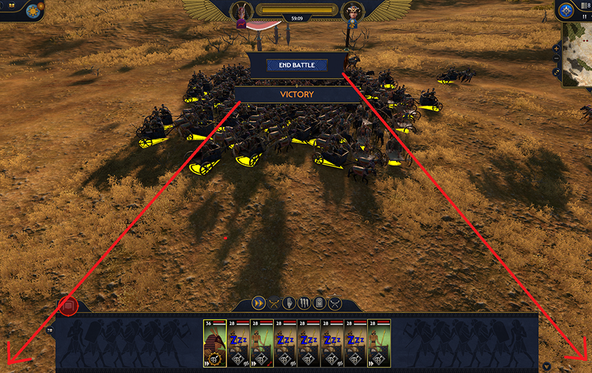 move "End Battle" button to corner