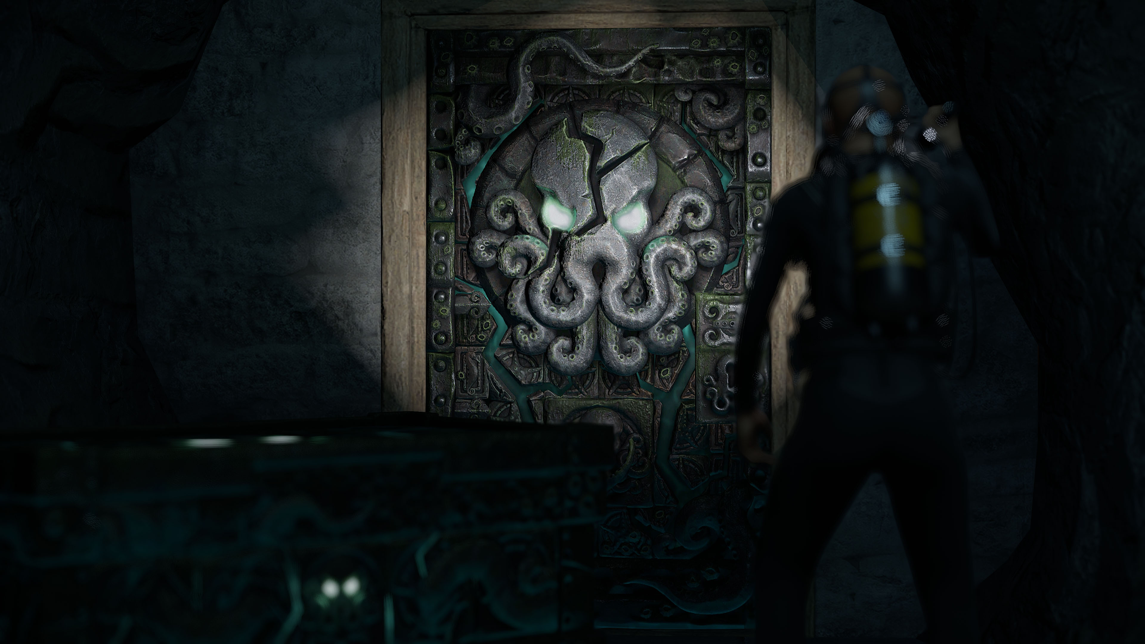 Tomb Of The Octopus Metal Door