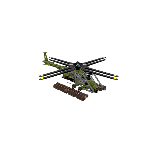 Camo Helicopter preview