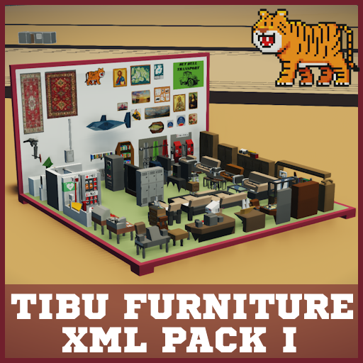 TIBU Furniture XML PACK I (Room furniture)
