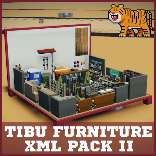 TIBU Furniture XML PACK II (Kitchen&garden furniture)