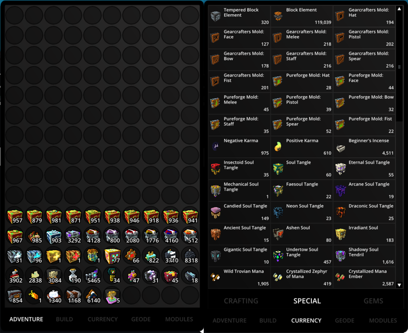 - Obscure UI - Inventory (Enhanced UI)