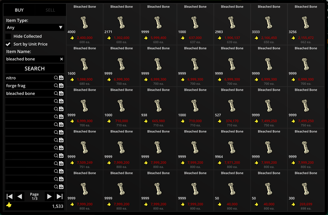 - Obscure UI - Superior Marketplace