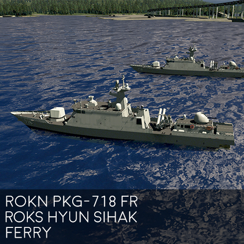 ROKN PKG-718 ROKS Hyun Sihak (현시학) ferry