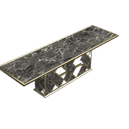 Marble-Gold Dining Table