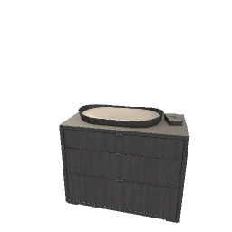 Coraline - Changing table (Black)