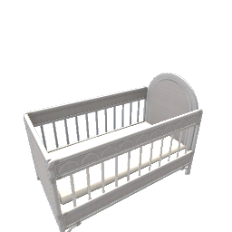 Coraline - Crib -  Infant nursery bed White