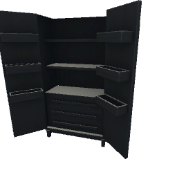 Portable Pantry Open
