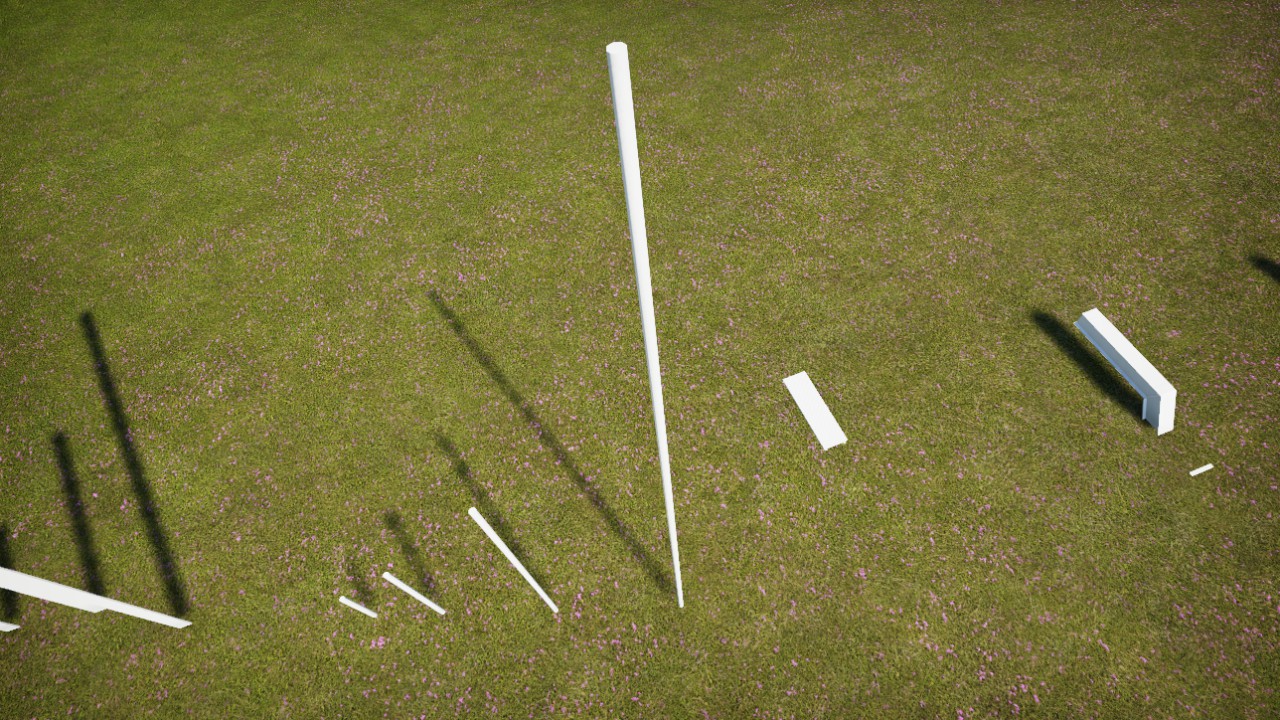 B&M Stand-up Catwalk Pole 4m